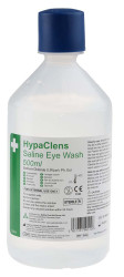 Butelka z płynem do płukania oczu Przenośne rozmiar: 500 ml RS PRO Butelka płynu do przemywania oczu zawiera: Butelka