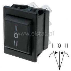 Przeł. kołys. (ON)-OFF-(ON); chwilowy; 6p