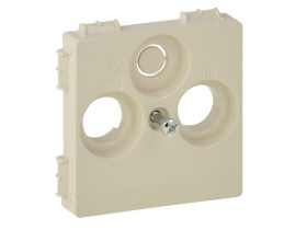 VALENA LIFE Plakietka do gniazd telewizyjnych stosowanych przez operator telewizji kablowej kremowa 754801 LEGRAND