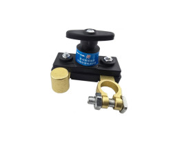 ODŁĄCZNIK MASY AKUMULATORA 100A Z KLEMAMI hebel