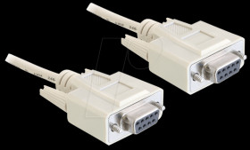 84077 Cable serial 9 Pin, Bu/Bu, 1,8m