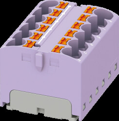 3273828 PTFIX distributor block, 12x4, violet