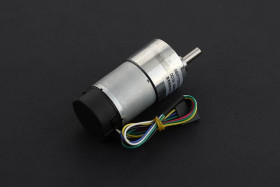 Metal DC Geared Motor w/Encoder - 12V 83RPM 45Kg.cm