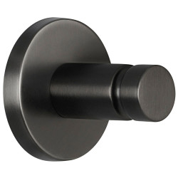 tesa 40593-00000-00 MOON towel hook Adhesive metal brushed graphite