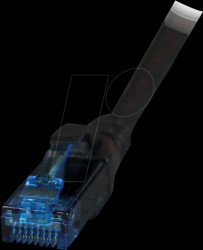 K8109BL.10 Patch cable U/UTP, Cat.6A, 10 m, blue