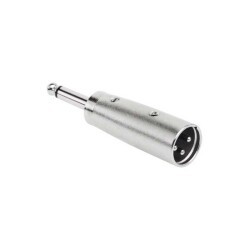 PRZEJŚCIÓWKA ADAPER JACK 6,3 WTYK MIKROFONOWY XLR MĘSKI CANON