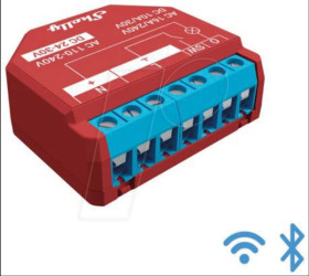 SHELLY PLUS 1PM Shelly Plus 1 Wi-Fi WLAN switching actuator 16 A with Power Mete