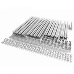 Profile do budowy drukarki 3D Hypercube srebrne