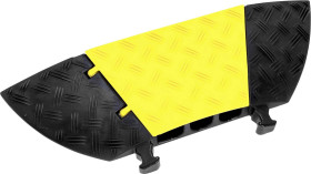 DEFENDER by Adam Hall Końcówka żeńska 85320F polireutan żółty, czarny Zawartość: 1 szt.