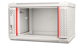 Szafa Rack 19 6U, 600X600, Wisząca, Szara (Wgf06-66Eh-Wgg) Getfort