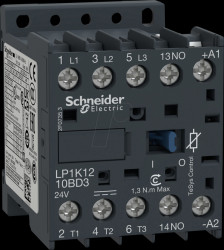 LP1K1210BD3 Power contactor, TeSys K, 3+1NO, 5.5kW, 12A