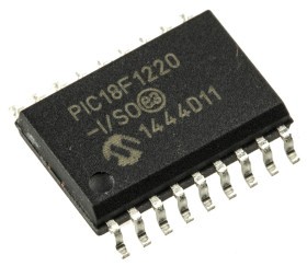 Mikrokontroler Microchip PIC18F1220-I/SO PIC18F1220 SOIC 18-pinowy Powierzchnia PIC 4kB 8 bit 40 MHz, 256 bit RAM Flash,