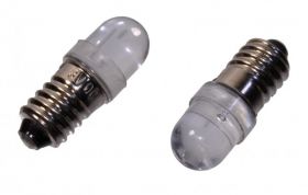 LED E10-1W 12V BIALA