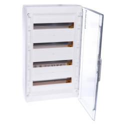 Rozdzielnica modułowa XL3 125 4x18 natynkowa IK09 IP40 /drzwi transparentne/ 401659