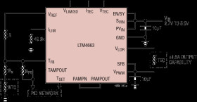 Ultrathin 1.5A µModule Thermoelectric Cooler (TEC) Regulator