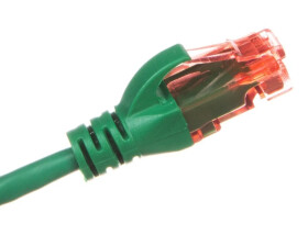 Kabel krosowy (Patch Cord) U/UTP kat.6 zielony 0,5m DK-1612-005/G