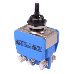 649HGX2330 APEM On-Off-On 12mm Toggle Switch DPDT 15A 250VAC