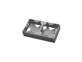 SONATA Puszka instalacyjna 2 podwójna kaszmirowy PNP-2R/82 OSPEL