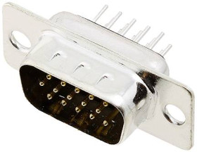 encitech HDD-15-M-T-B-M 2103-0400-01 Listwa męska D-Sub 180 ° Ilość styków: 15 piny lutownicze 1 szt. paleta