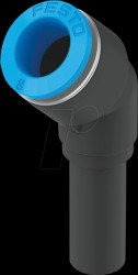 130619 Connector, 45° angle, diameter 8 mm &lt;&gt; diameter 8 mm