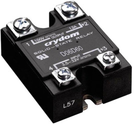 Solid state relay, 3.5-32 VDC, 1-60 VDC, 100 A, PCB mounting, D06D100