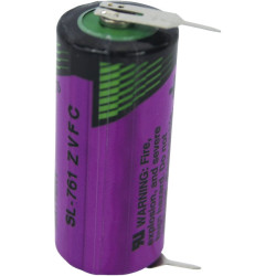 Tadiran Batteries SL 761 PR 2/3 AA Size 1500mAh Lithium Battery Cell 3.6V
