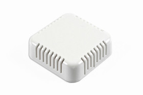 Obudowa ABS szerokość zew. 60 mm długość zew. 60 mm wys. zew. 20 mm Hammond IP30 Biały