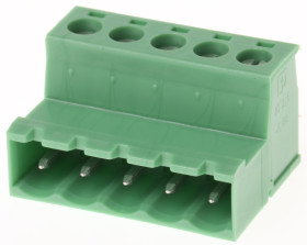 Złącze PCB 5 -pinowe raster 5.08mm Montaż na płytce drukowanej Męski Phoenix Contact