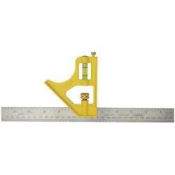 Stanley 2-46-028 Die Cast Combination Square 300mm (12in)