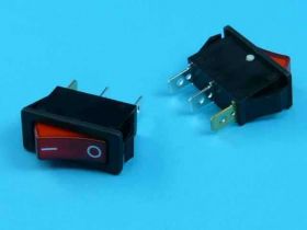 PRZEŁ.KLAWISZOWY RED 16A/250V PODŚW.