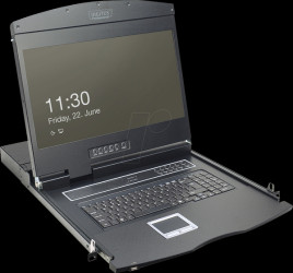 DS-72211-2GE 19-inch KVM console, 19" TFT with keyboard DE