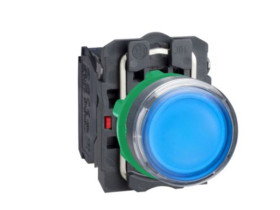 HARMONY XB5 Przycisk płaski niebieski LED 24V XB5AW36B5 SCHNEIDER ELECTRIC