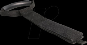 19589 Carrying strap with Velcro fastener, black, 2 pieces