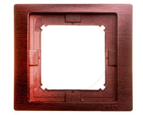 Simon Basic Neos Ramka pojedyncza IP44 mahoniowy BMRC1B/050