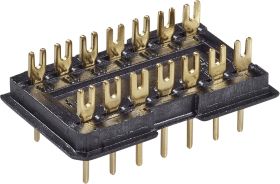Wtyczka DIN Fischer Elektronik DILS 14 GO, RM 2,5 mm, 14 pin