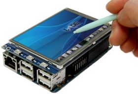 Wyświetlacz LCD 3.2" z panelem dotykowym dla ODROID-C1