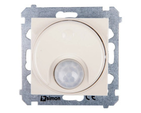 Simon 54 Czujnik ruchu z przekaźnikiem i zabezpieczeniem kremowy DCR11P.01/41