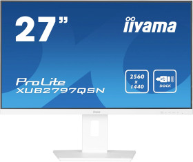 Iiyama ProLite XUB2797QSN-W2 Monitor EEK E (A - G) 68.6 cm (27 cal) 2560 x 1440 px 16:9 1 ms DisplayPort LCD (IPS)