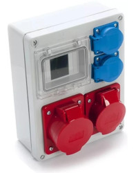 VIPLAST Rozdzielnica Gniazdo VR-24 4M 1×16/5 1×32/5 2x250V 962-03