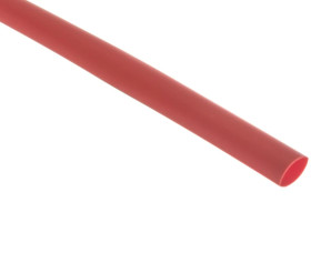 Rura termokurczliwa cienkościenna, odcinki 1m, CR 6,4/3,2 czerwona, 427544 /50szt./