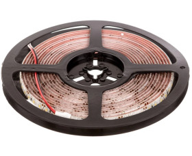 Taśma LED SMD 3014 wodoodporna 12V DC 14,4W/m ciepły biały BIAŁE PCB 120DIOD/m 8mm rolka 5m samoprzylepna LD-VW3014CB-60