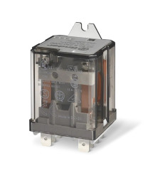 Przekaźnik mocy 24V dc DPDT Finder, montaż kołnierzowy