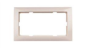 Knx Berker/B.Kwadrat Ramka Z Dużym Wycięciem Kremowa Tworzywo S.1 13098982