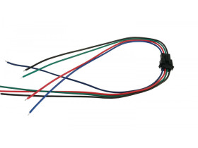 Złącze do taśm LED RGB 4 pin wtyk-gniazdo na przewodzie 40cm