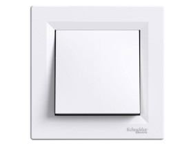 ASFORA Wyłącznik 2-biegunowy biały z ramką EPH0200121 SCHNEIDER ELECTRIC