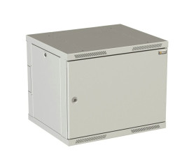 Szafka naścienna SENSA DUO 9U 500mm, drzwi blaszane, RAL 7035