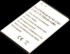 31179 Smartphone battery for ZTE devices, Li-Ion, 1500 mAh