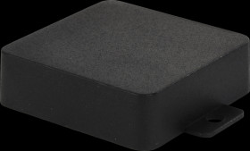 KSV13 = G059 Plastic sealing case, 40 x 40 x 13 mm, black