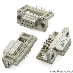 Gniazdo DSUB9 9-Pin 044897/0000 THT ERNI