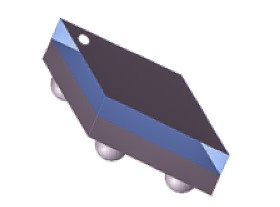 Symetryzator, 50Ω, 50Ω, 1.85dB, 4-Pin, Montaż powierzchniowy